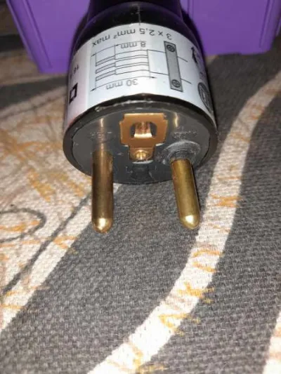 Fiche électrique mâle 2 pôles + terre, 16 a, - photo 3