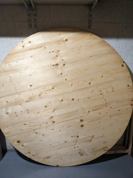 Plateaux circulaires + table carrée - Meubles - Rennes (35000)