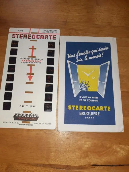 Stéréocarte 3702 une aventure au far - west (3) - Collection - Saint-Satur (18300)