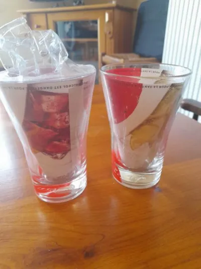 Lot 2 verres publicitaire martini - photo 3