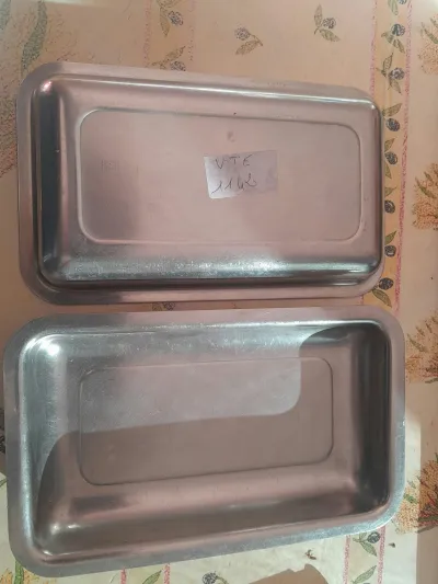 2 bacs Gastro inox sans couvercle - Arts de la Table