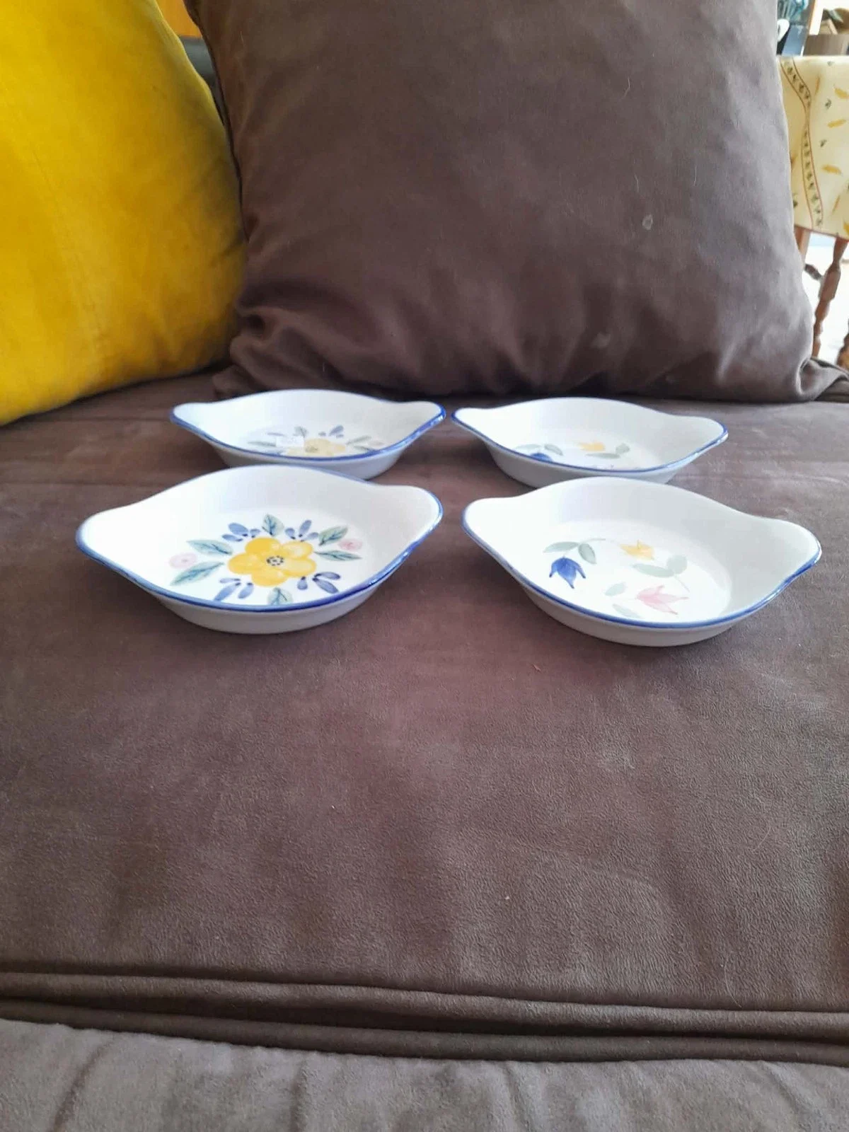 Lot 4 Coupelles Ovales à Oreilles - Arts de la Table - Saint-Satur (18300)
