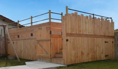 Piscine hors sol avec bardage en bois - Autres Loisirs - Saint-Médard-en-Jalles (33160)