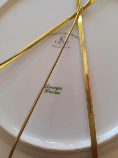 J c van hunnik limoges assiette decorative paysage - Décoration - Saint-Satur (18300)