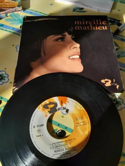 45 t. " mireille mathieu " - CD, DVD & Vinyles - Saint-Satur (18300)