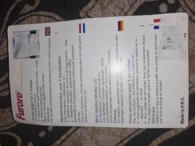 3 pcs porte serviette mural crochet porte-serviett - photo 3