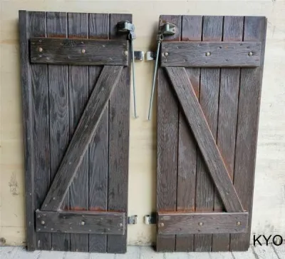 Volets battants bois, largeur 45 x hauteur 103 cm - photo 2