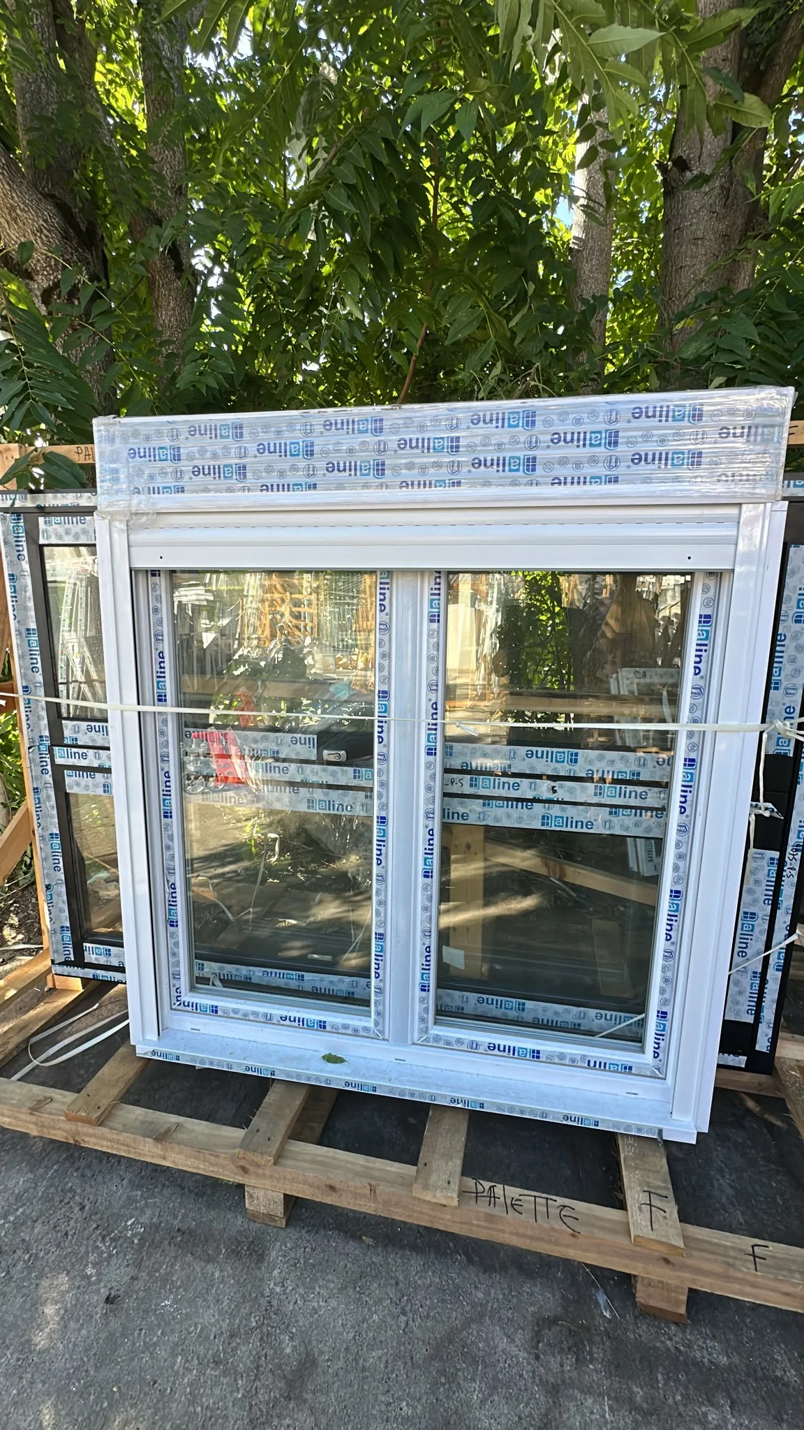 Fenêtre PVC blanc 2 vantaux Haut 1590/ Larg 1430 - Bricolage - Saint-Georges-de-Reneins (69830)