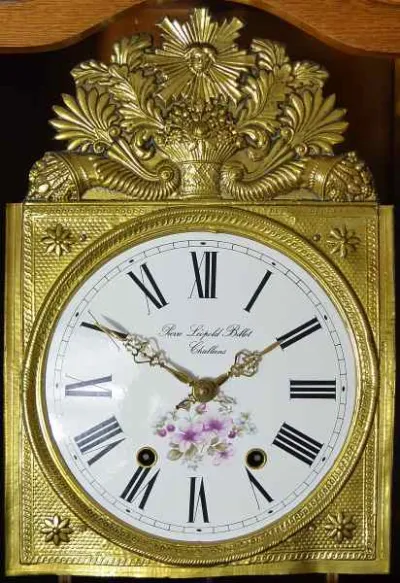 Horloge comtoise française "pierre léopold billet - photo 3