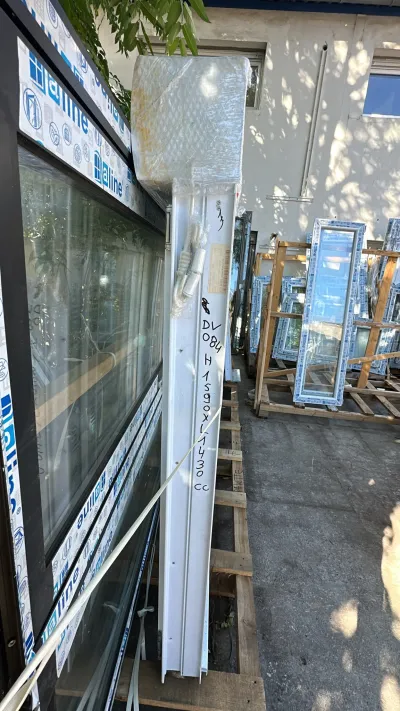 Fenêtre PVC blanc 2 vantaux Haut 1590/ Larg 1430 - photo 2