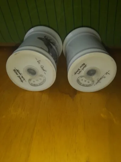 Ensemble sel et poivre porcelaine avignon gdv - photo 2