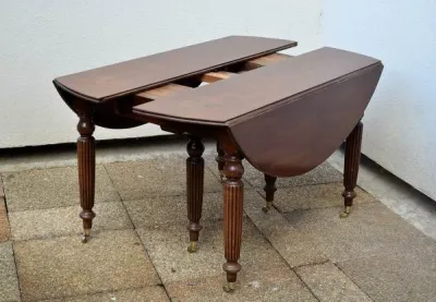 Table d'époque louis philippe en acajou (1830-1848 - photo 3