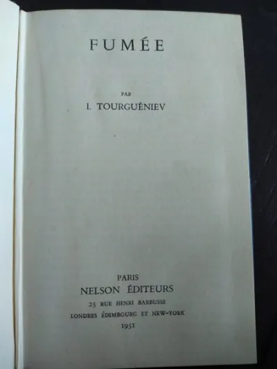 Ivan tourgueniev - fumée – édition luxe - photo 3