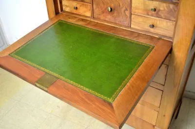 Secrétaire style louis philippe en noyer - 19ème - photo 4