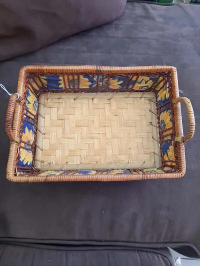 Panier en Osier et Rotin Rectangulaire - photo 2