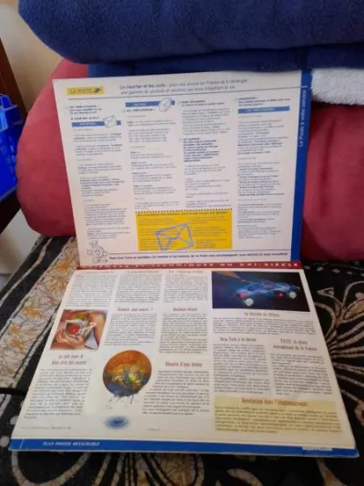 Almanach du facteur 2000 - fleurs - la poste - photo 3