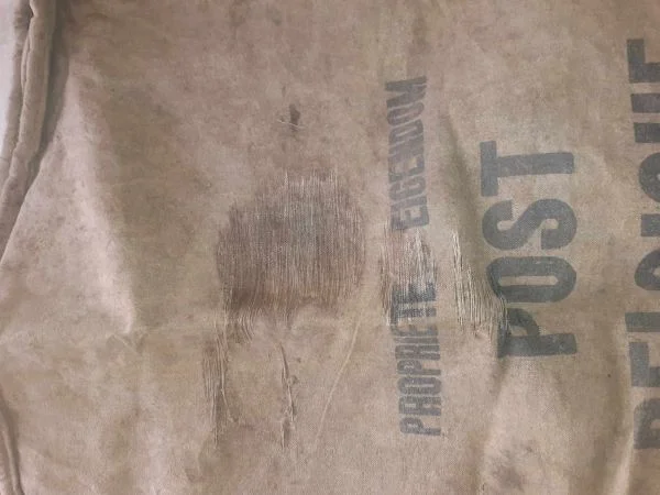 Grand sac en toile de jute post belgique - Collection - Saint-Satur (18300)