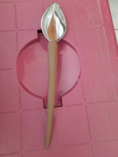 Cuillère plume inox - photo 2