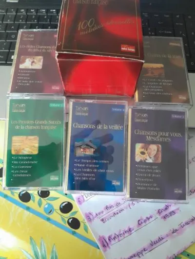 Cassette audio " trésors de la chanson française " - CD, DVD & Vinyles - Saint-Satur (18300)
