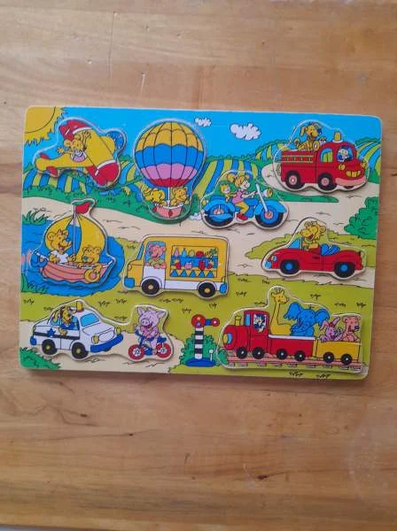 Puzzles en bois transport - Jeux & Jouets - Saint-Satur (18300)