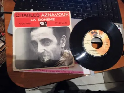 45t " charles aznavour " - CD, DVD & Vinyles - Saint-Satur (18300)