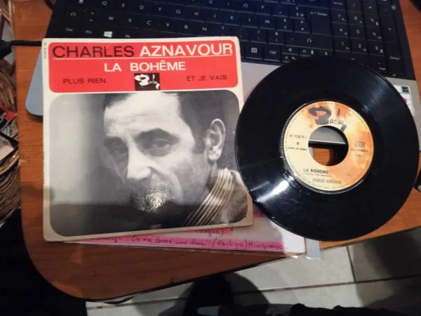 45t " charles aznavour " - CD, DVD & Vinyles - Saint-Satur (18300)