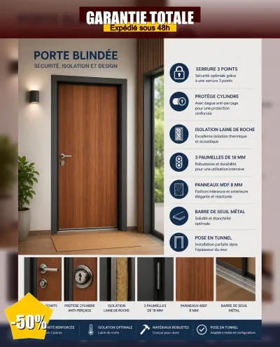 Porte blindée pour une entrée soignée - Bricolage