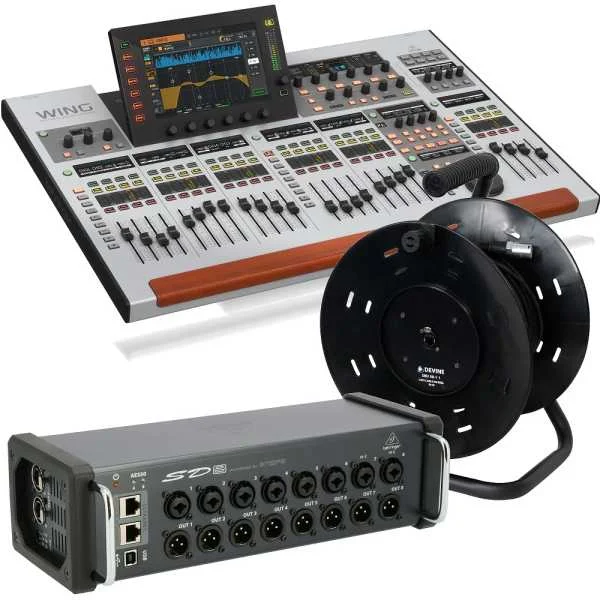 Behringer wing 50-metre cat5 reel and midas sd8 sn - Autres Loisirs - Paris 7e (75007)