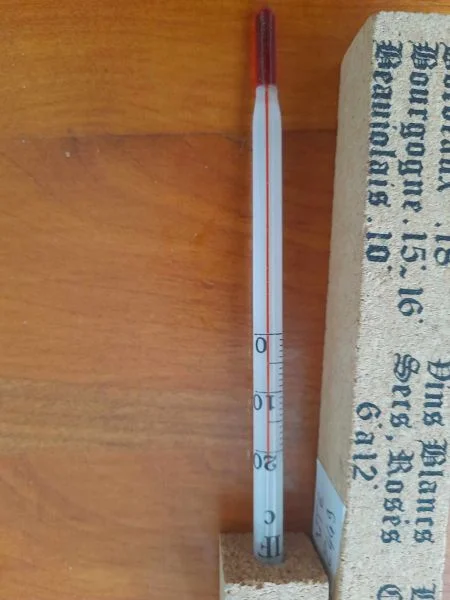 Thermomètre à vin - de 0 à 20 ° - Collection - Saint-Satur (18300)