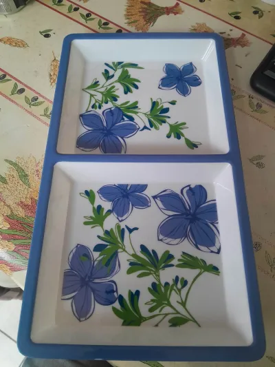 Petit Plateau Rectangulaire Apéritif en Mélamine - - Arts de la Table