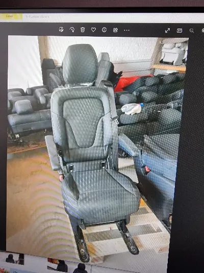 sieges cuir nappa mercedes class v 250 447 - photo 3