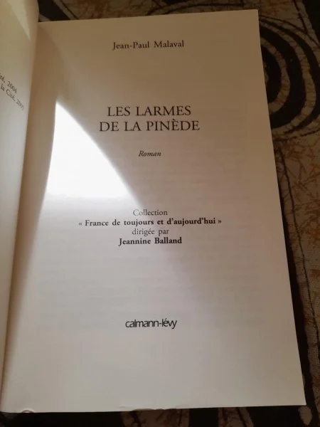 Les larmes de la pinède - jean paul malaval - Livres - Saint-Satur (18300)
