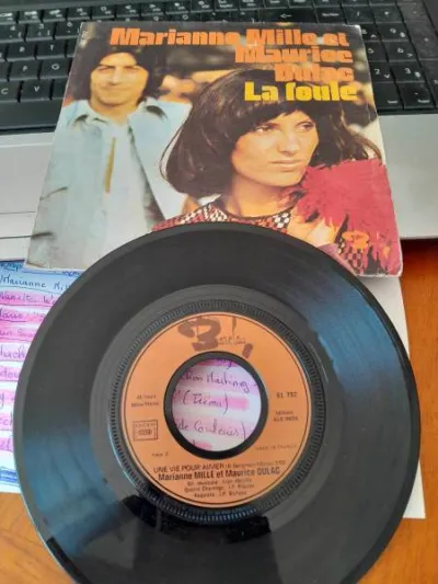 45t " marianne mille / maurice dulac " - CD, DVD & Vinyles - Saint-Satur (18300)