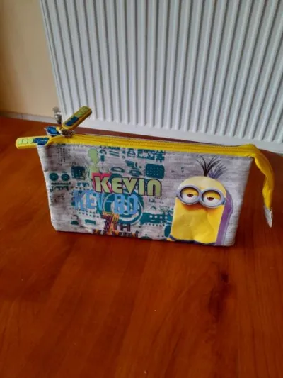 Trousse scolaire les mignons triple compartiment - photo 4