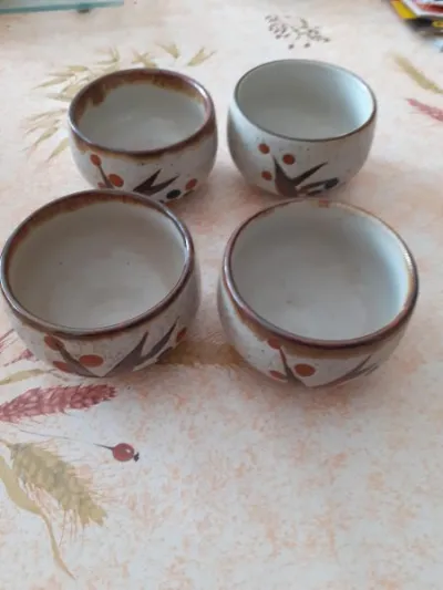 4 bols à sauce en grès - Collection - Saint-Satur (18300)