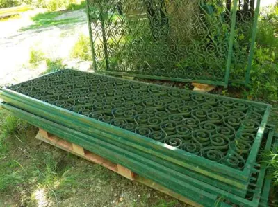 Garde corps, portail et portillon en fer forgé - photo 4