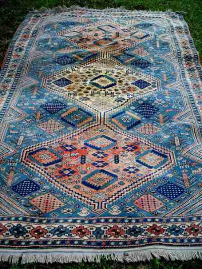 Tapis chirvan en laine travail artisanal très fin - Décoration - Pantin (93500)