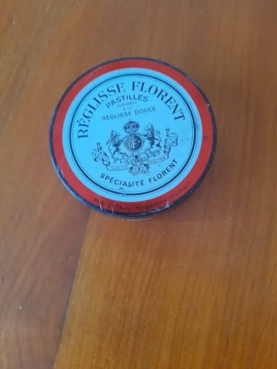 Ancienne boite métal reglisse florent - Collection - Saint-Satur (18300)