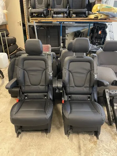 sieges cuir nappa mercedes class v 250 447 - photo 2