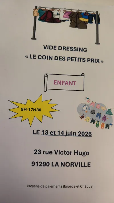 Vide dressing - Enfants & Bébés - La Norville (91290)
