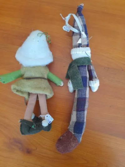 Lot 2 personnages à suspendre jardi enseigne - photo 2