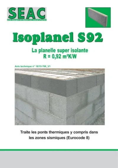 Planelles seac isoplanel s 5x16x50 r=0,92 - photo 4