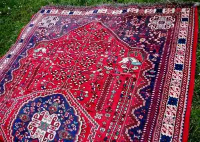 Tapis persan yalameh - qashqai 284 x 210 cm top - photo 4