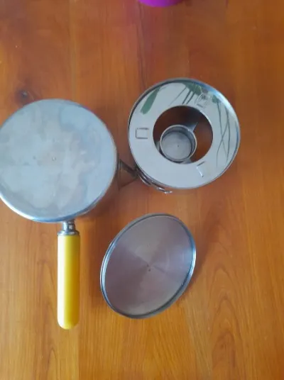 Chauffe sauce / réchaud à bougie en acier inoxydab - photo 2