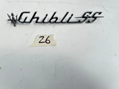 Logo maserati ghibli ss - photo 4
