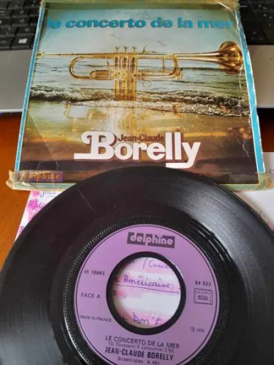 45t " jean-claude borelly " - CD, DVD & Vinyles - Saint-Satur (18300)