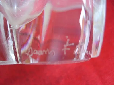 Vase en crital daum - photo 3