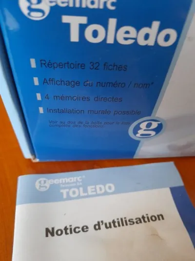 Téléphone fixe filaire geemarc toledo - photo 2