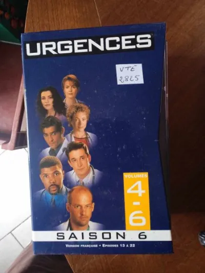 Vhs "urgences" saisons 6 - CD, DVD & Vinyles - Saint-Satur (18300)