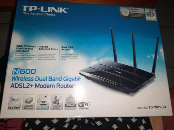Tp-link tl-w9880 n600 wlan dual band gigabit modem - Informatique - Saint-Satur (18300)